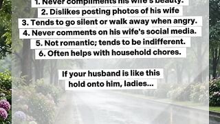 Traits of faithful husband