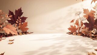 Beautiful Autumn Leaves Background | Cozy Fall Nature Aesthetic
