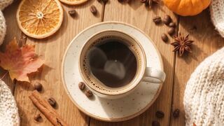 Cozy Autumn Coffee Aesthetic | Pumpkin, Cinnamon and Warm Fall Vibes
