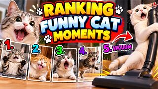 Ranking Funny Cat Moments 😂 Funniest Cat Reactions and Epic Cat Fails