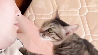 Cat Hugging its Best Friend! 4