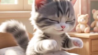 daily routine kitten