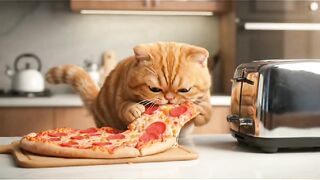 Kucing makan 2