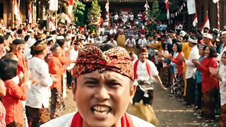 Indonesian Village Games 🇮🇩😂 | The FUNNIEST Independence Day Celebration! #Shorts