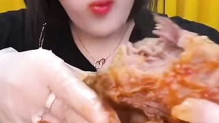 Super satisfying spicy mukbang