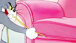 Tom vs Jerry - Jerry Pulls Tom's Whiskers 😂 Classic Funny