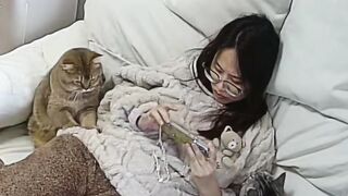 Cat Meets a Mirror for the First Time! 7
