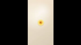 Chrysanthemum Clock Minimalist Animation