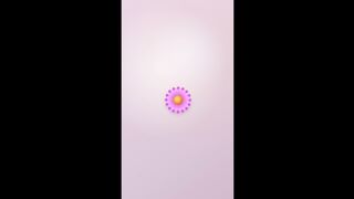 Dahlia Clock Minimalist Animation