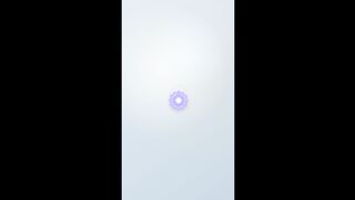 Hydrangea Clock Minimalist Animation