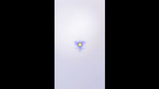 Iris Clock Royal Violet Minimalist Animation
