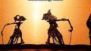 One of the traditional arts from Indonesia is wayang kulit.