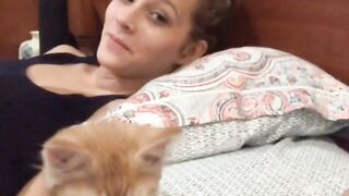 Cat Hiding in a Grocery Bag! Surprise! 11