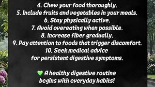 10 habbits for better digestion