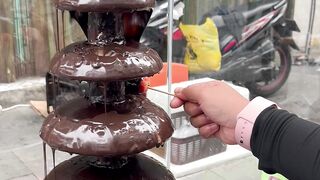 A chocolate Fountain