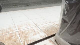 Penampakan jalan di mlam hari