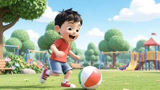 Kids play soccer | Fun animated story for children
