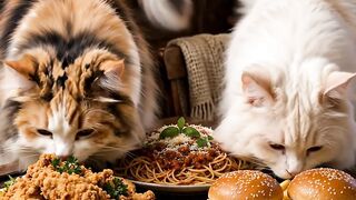 Cat mukbang