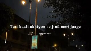 Teri kaali akhiyon se jind meri jaage🥀🥹