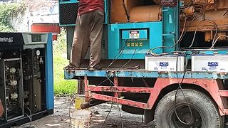 Test beban kompresor screw 50 hp