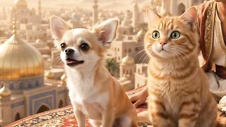 Aladdin brought momo and simba