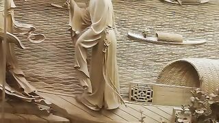 Bai Zhu Chen meet Xu Xian for the first time sculpture