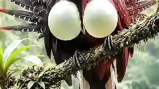 beautiful bird in the forest