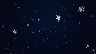 Relaxing Falling Snowflakes Background | Winter Snow Loop