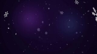 Magical Falling Snowflakes Background Loop | Winter & Christmas Animation