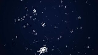 Magical Falling Snowflakes Background Loop | Winter & Christmas Animation 2