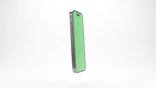 Titanium smartphone rotating