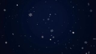 Magical Falling Snow Animation – Winter Background Loop