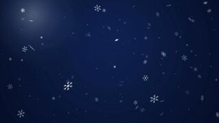 Magical Winter Snowfall Background Loop | Peaceful Falling Snow Animation
