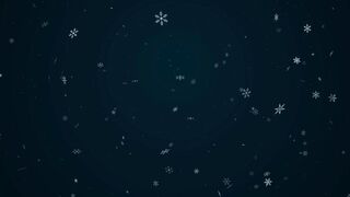 Magical Falling Snow Animation Loop