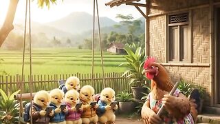 Funny Talking Chicken Complains About Expensive Feed 😂 | Farm in Banten Indonesia