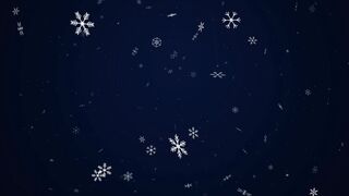 Magical Falling Snowflakes Background | Winter Wonderland Animation