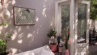 Garden scenic view