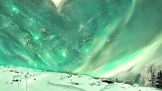 When the Sky Falls in Love: A Heart Aurora at the Edge of the World