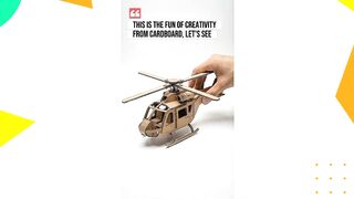 Helicopter from cardboard