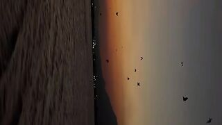 sea view at dusk