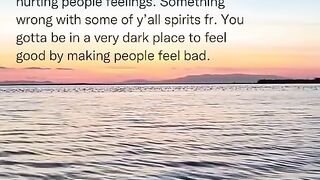 Making ppl feel bad