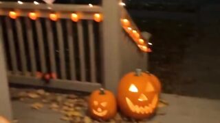 What will u guys gonna do if them appear in front of your door👻