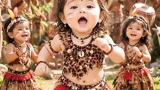 🌿 Cute little kids dancing and having lots of fun! 🥰