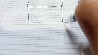 How to Draw a House and Garden Easily for Beginners