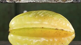 Starfruit vs hydraulic press