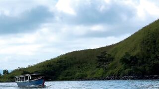 Blue water, green hills,fresh air-no filter needed