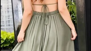 Dahlia Long Dress Pantai Backless / Maxi Dress,  Panjang Pantai Sexy Premium,