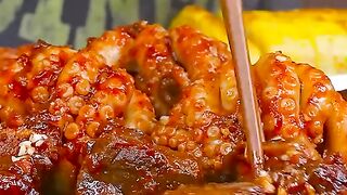 spicy galbi mukbang