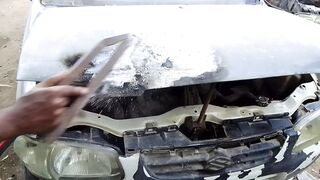 How to clean old paint by hand