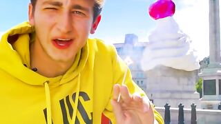 Turning Statues Into Food!! pt.2 (Delicious) #shorts.